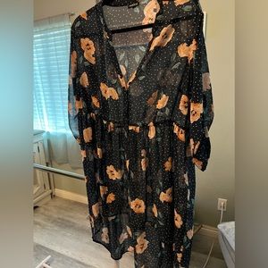 Torrid size 1 high low blouse